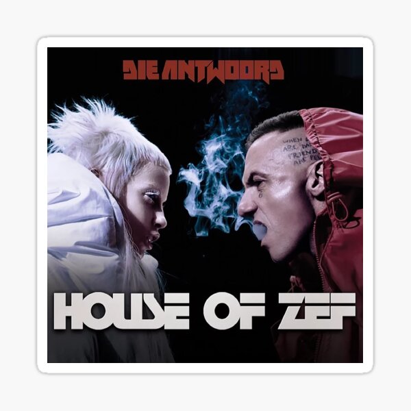"house of zef" Sticker for Sale by romerow Redbubble