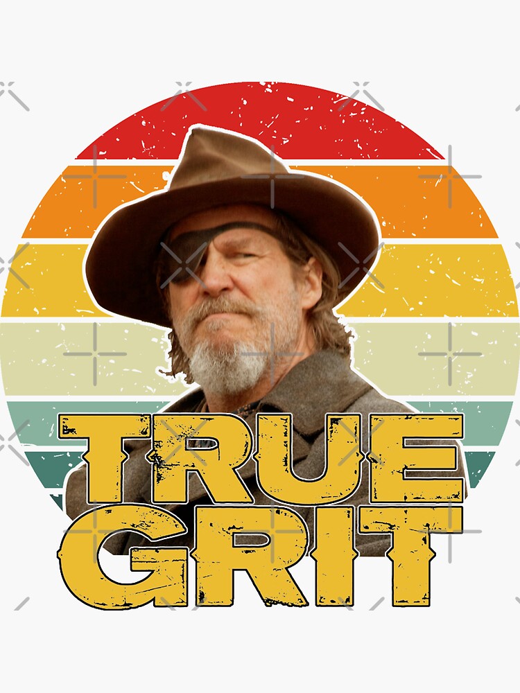 "True Grit Old Movie" Sticker for Sale by frutadanie Redbubble