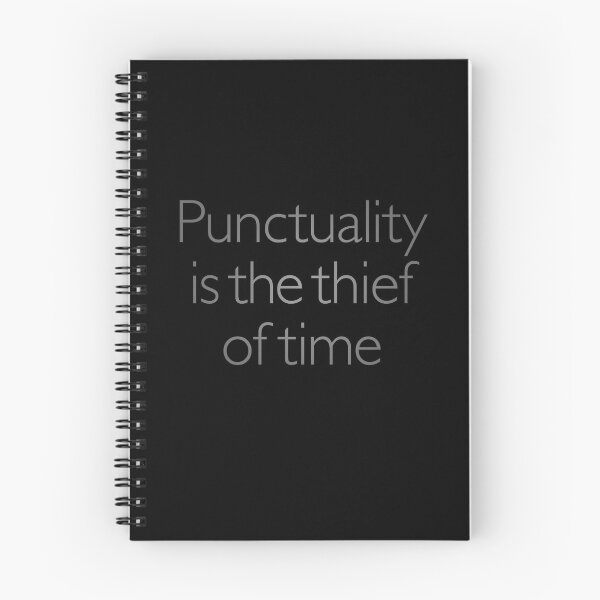Item preview, Punctuality is the thief of time v.3 designed and sold by x1brett.