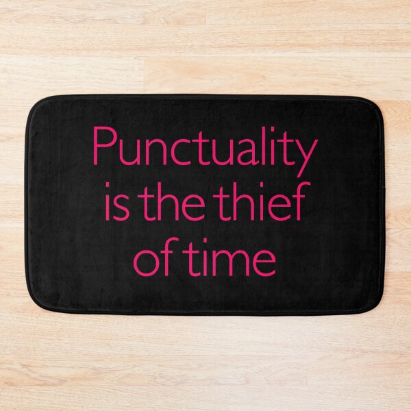 Item preview, Punctuality is the thief of time v.4 designed and sold by x1brett.