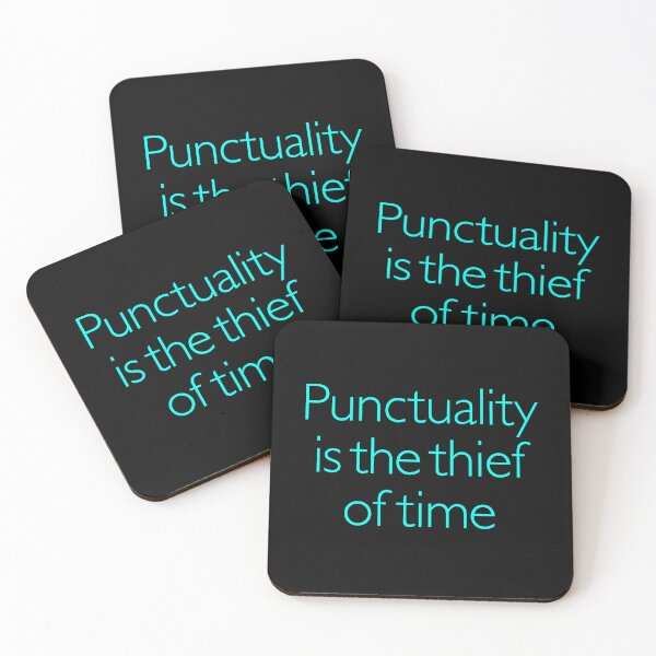 Item preview, Punctuality is the thief of time v.5 designed and sold by x1brett.