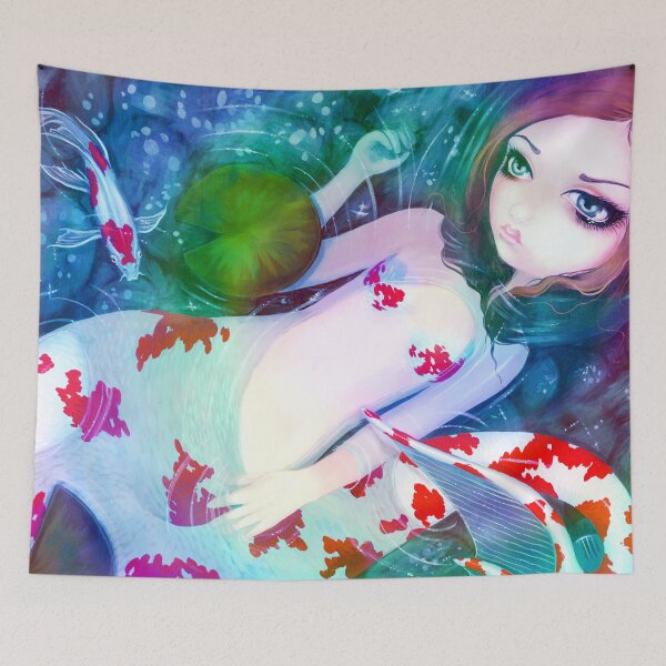 Item preview, Dreaming koi mermaid designed and sold by artReall.