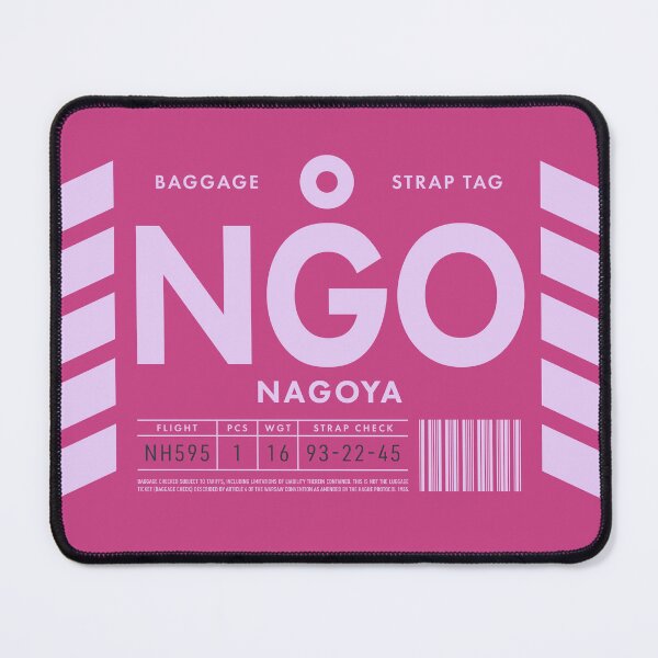 Item preview, Luggage Tag D - NGO Nagoya Japan designed and sold by VoodooCircus.