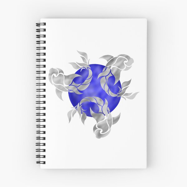 Item preview, Silver Pisces on Blue Circle designed and sold by octo-PS.