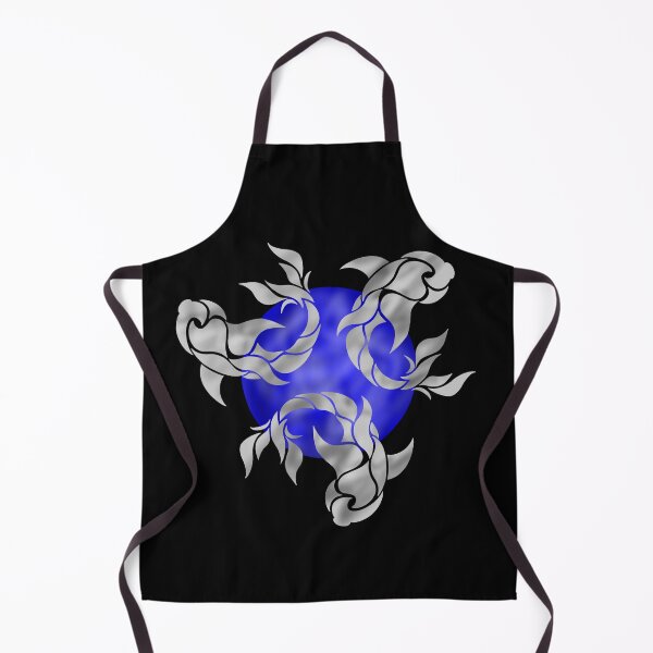 Item preview, Silver Pisces on Blue Circle designed and sold by octo-PS.