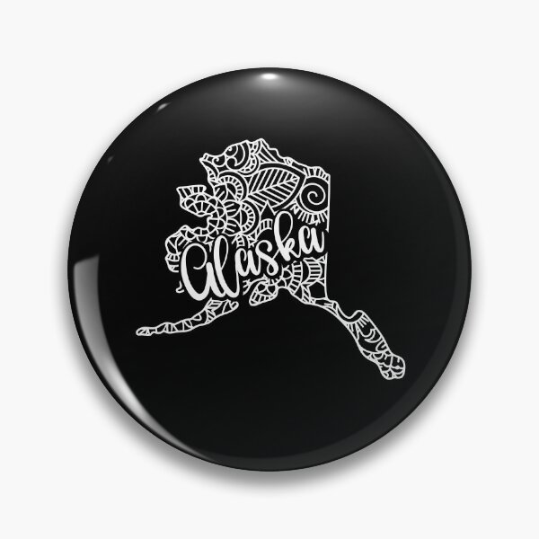 Item preview, Alaska Black And White Map designed and sold by OutcastBrain.