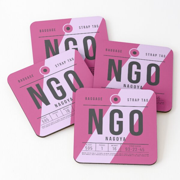 Item preview, Luggage Tag E - NGO Nagoya Japan designed and sold by VoodooCircus.