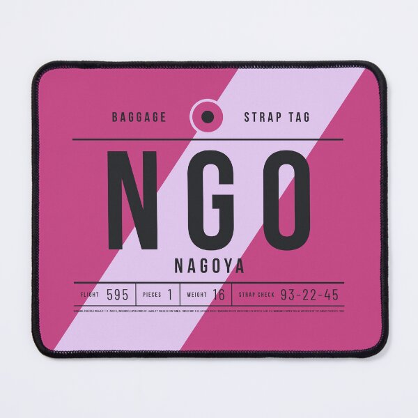Item preview, Luggage Tag E - NGO Nagoya Japan designed and sold by VoodooCircus.