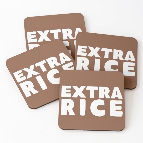 Item preview, EXTRA RICE STATEMENT SHIRT BLACK designed and sold by aydapadi.