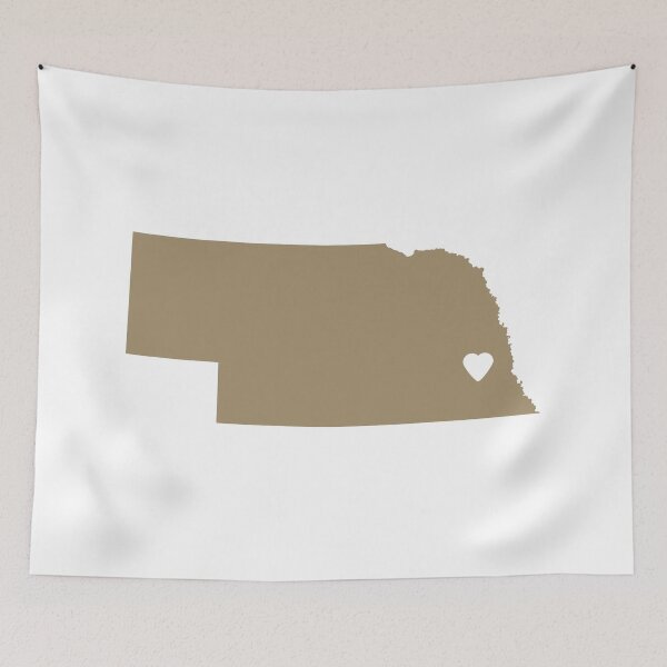 Item preview, Nebraska Love in Mocha designed and sold by Maren Misner.