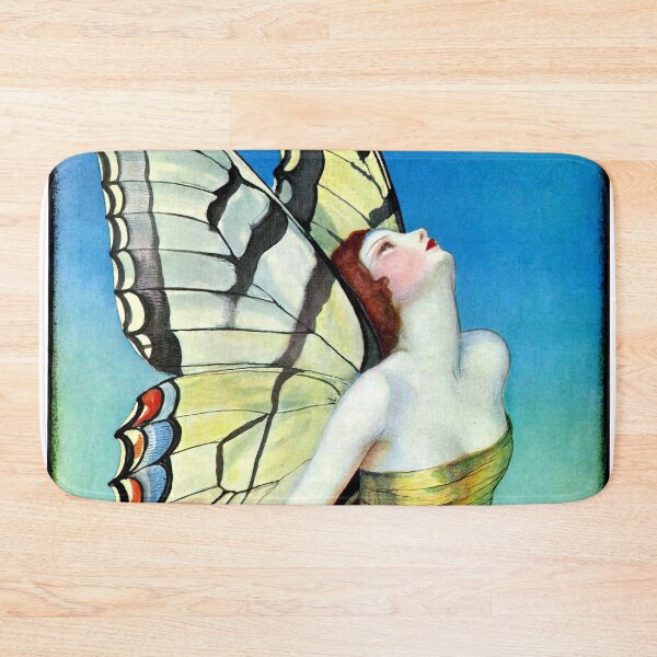 Item preview, Revista Life Ángel Amarillo - Benda -Life Vintage 1923 Flapper Butterfly- Portada Nouveau Life designed and sold by TeeARTHY.