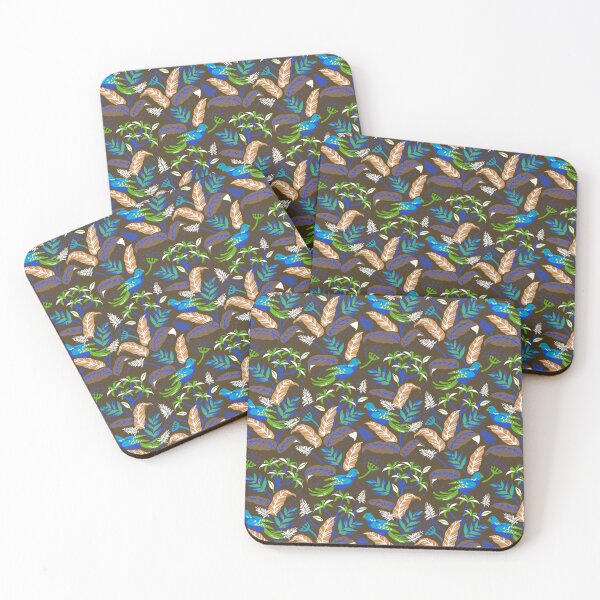Item preview, Medieval Birds in Plants Bushes and Shrubs Art - R6 designed and sold by Art-by-Geoff.