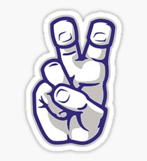 texas christian university hand sign Sticker