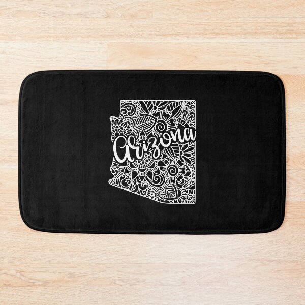 Item preview, Arizona Black And White Map designed and sold by OutcastBrain.