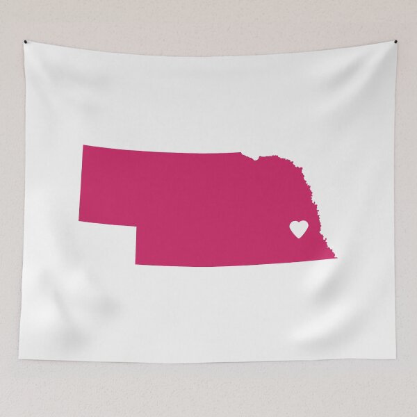 Item preview, Nebraska Love in Magenta designed and sold by Maren Misner.