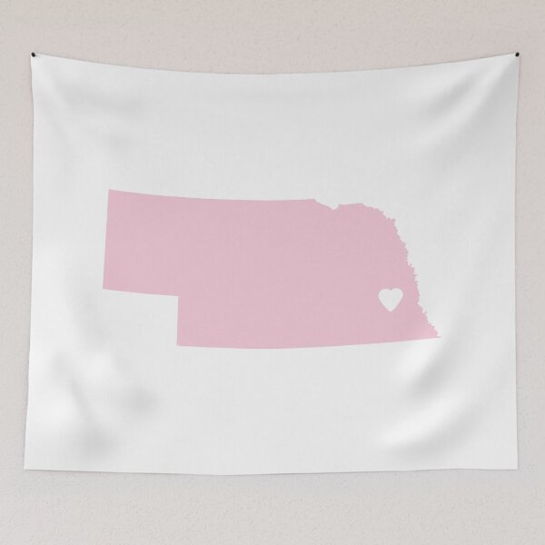 Item preview, Nebraska Love in Pink designed and sold by Maren Misner.
