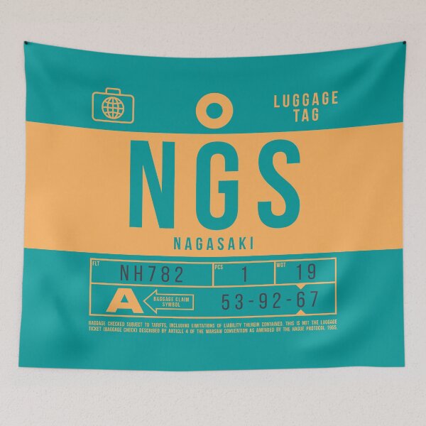 Item preview, Luggage Tag B - NGS Nagasaki Japan designed and sold by VoodooCircus.