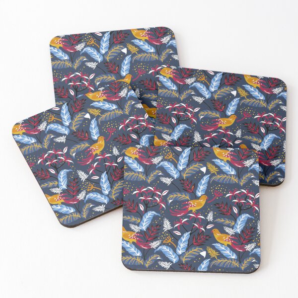 Item preview, Medieval Birds in Plants Bushes and Shrubs Art - R8 designed and sold by Art-by-Geoff.