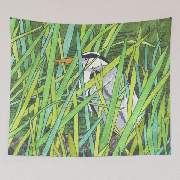 Item preview, Heron in the Rushes designed and sold by Nordzin.