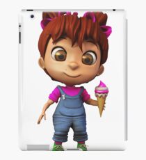 Cartoon girl iPad Case/Skin