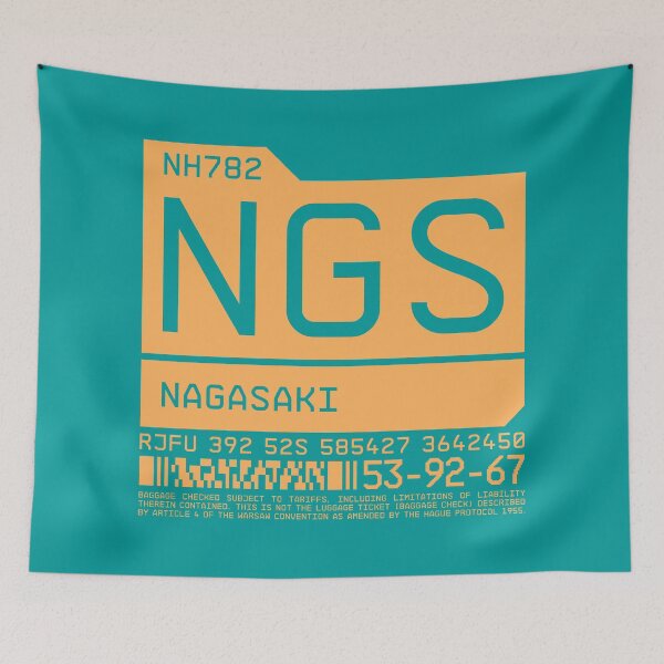 Item preview, Luggage Tag C - NGS Nagasaki Japan designed and sold by VoodooCircus.