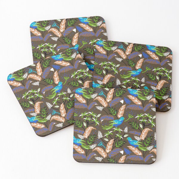 Item preview, Medieval Birds in Plants Bushes and Shrubs Art - R9 designed and sold by Art-by-Geoff.