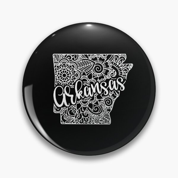 Item preview, Arkansas Black And White Map designed and sold by OutcastBrain.
