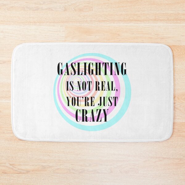 Item preview, Gaslighting Is Not Real Pastel Hypnotic Spiral designed and sold by LGR SHOW.