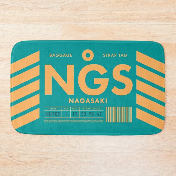 Item preview, Luggage Tag D - NGS Nagasaki Japan designed and sold by VoodooCircus.
