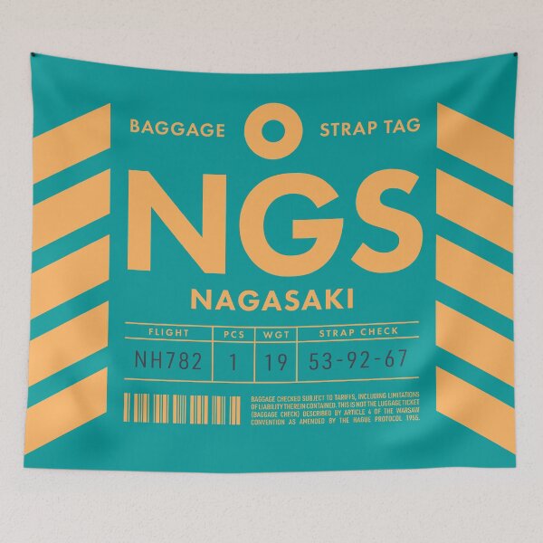 Item preview, Luggage Tag D - NGS Nagasaki Japan designed and sold by VoodooCircus.