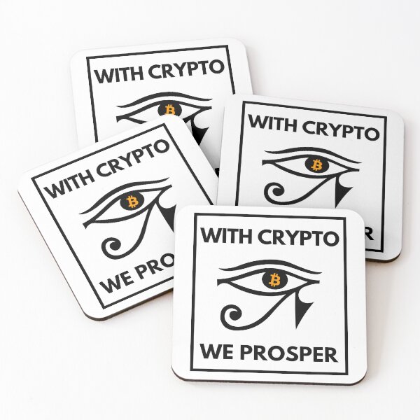 Item preview, With Crypto We Prosper  designed and sold by CryptoBeings.