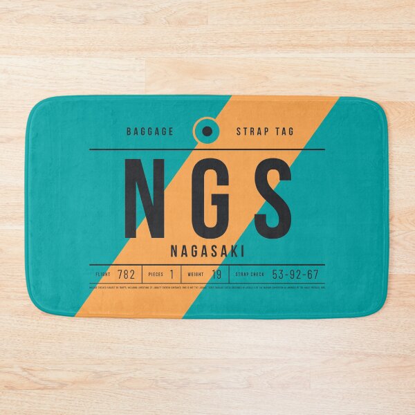 Item preview, Luggage Tag E - NGS Nagasaki Japan designed and sold by VoodooCircus.