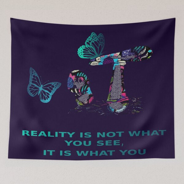 Item preview, Mushrooms and quotes about reality designed and sold by bonnashejve.