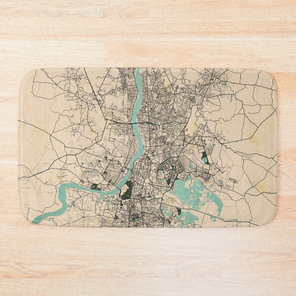 Item preview, Kolkata City Map of India - Vintage designed and sold by deMAP.