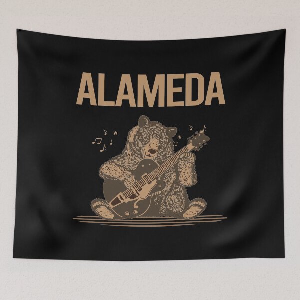 Item preview, Bear With Guitar Alameda designed and sold by hurseslossb.