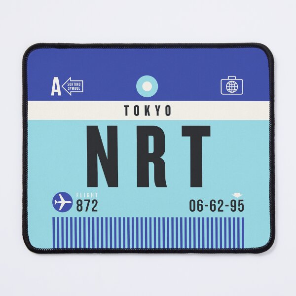 Item preview, Luggage Tag A - NRT Tokyo Japan designed and sold by VoodooCircus.