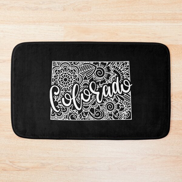 Item preview, Colorado Black And White Map designed and sold by OutcastBrain.