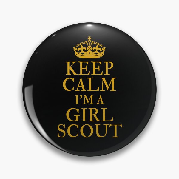 Item preview, Keep Calm Im A Girl Scout designed and sold by ExcitedMood.