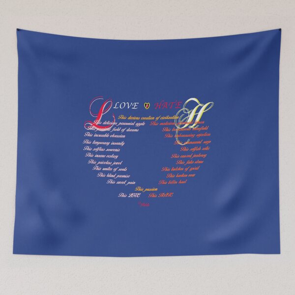 Item preview, Love v Hate Poeteez designed and sold by Pablo44.