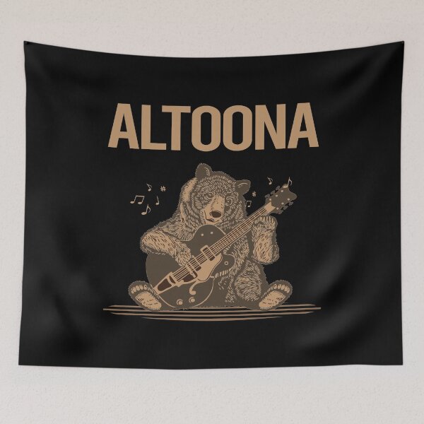 Item preview, Bear With Guitar Altoona designed and sold by hurseslossb.