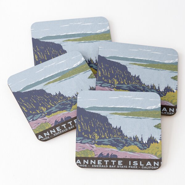 Item preview, Fannette Island Emerald Bay CA designed and sold by JordanHolmes.