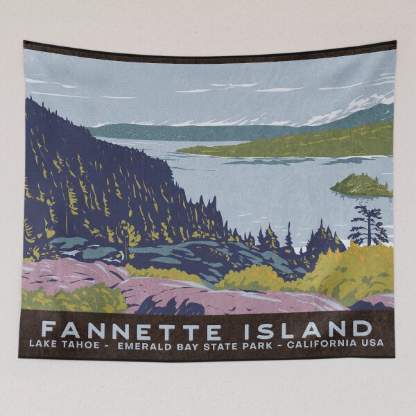 Item preview, Fannette Island Emerald Bay CA designed and sold by JordanHolmes.