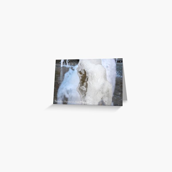 Trickle Up (Fountains of Lower Manhattan) Greeting Card