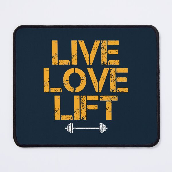 Item preview, Live love lift motivational gym quote designed and sold by SweetLog.