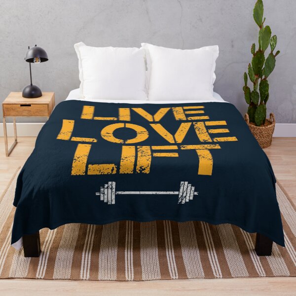 Item preview, Live love lift motivational gym quote designed and sold by SweetLog.