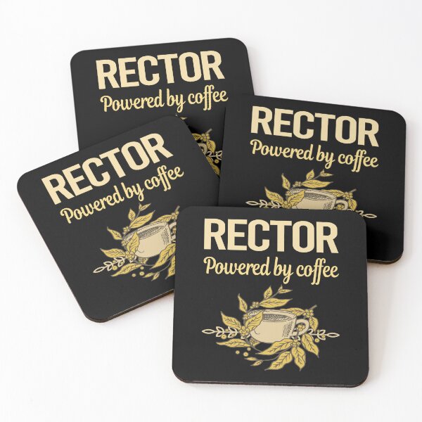 Item preview, Powered By Coffee Rector designed and sold by cossinulsesj.
