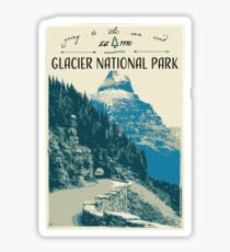 Glacier National Park - Going to the Sun Road Sticker