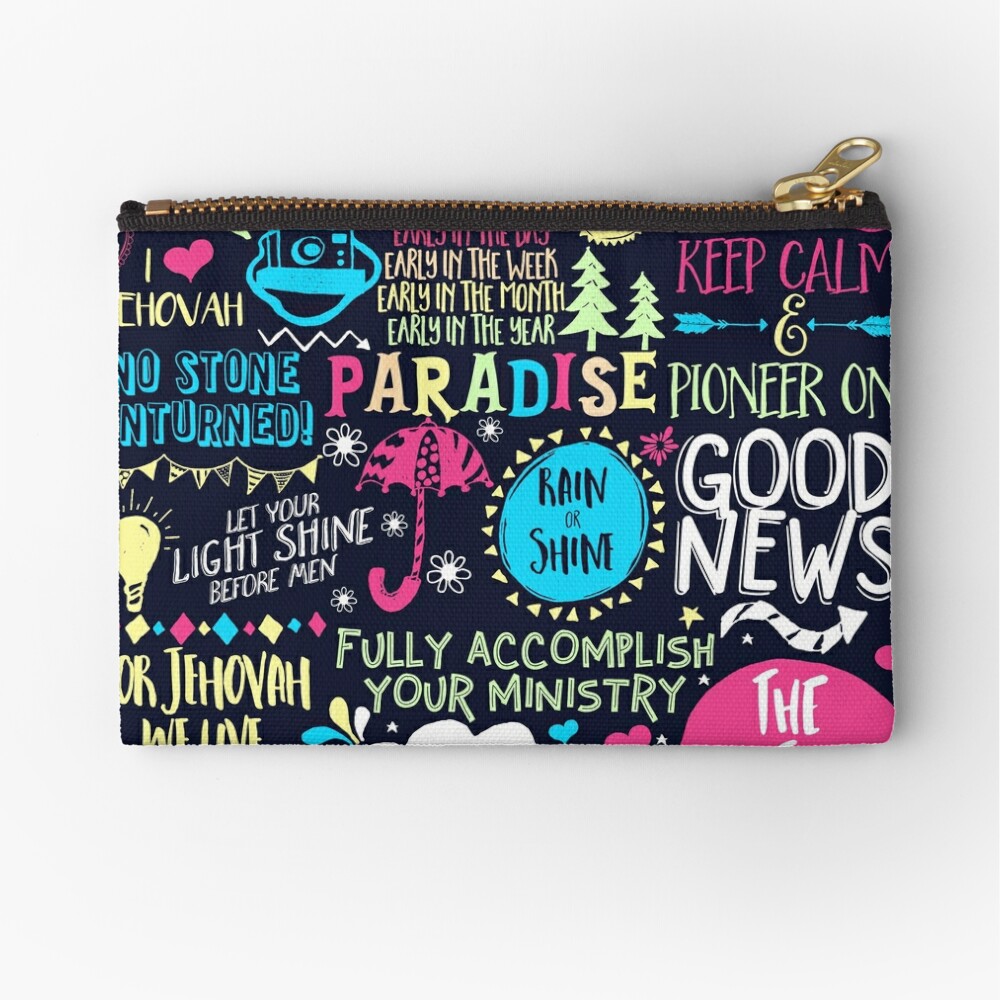 Doodle Art For Pioneers Zipper Pouch
