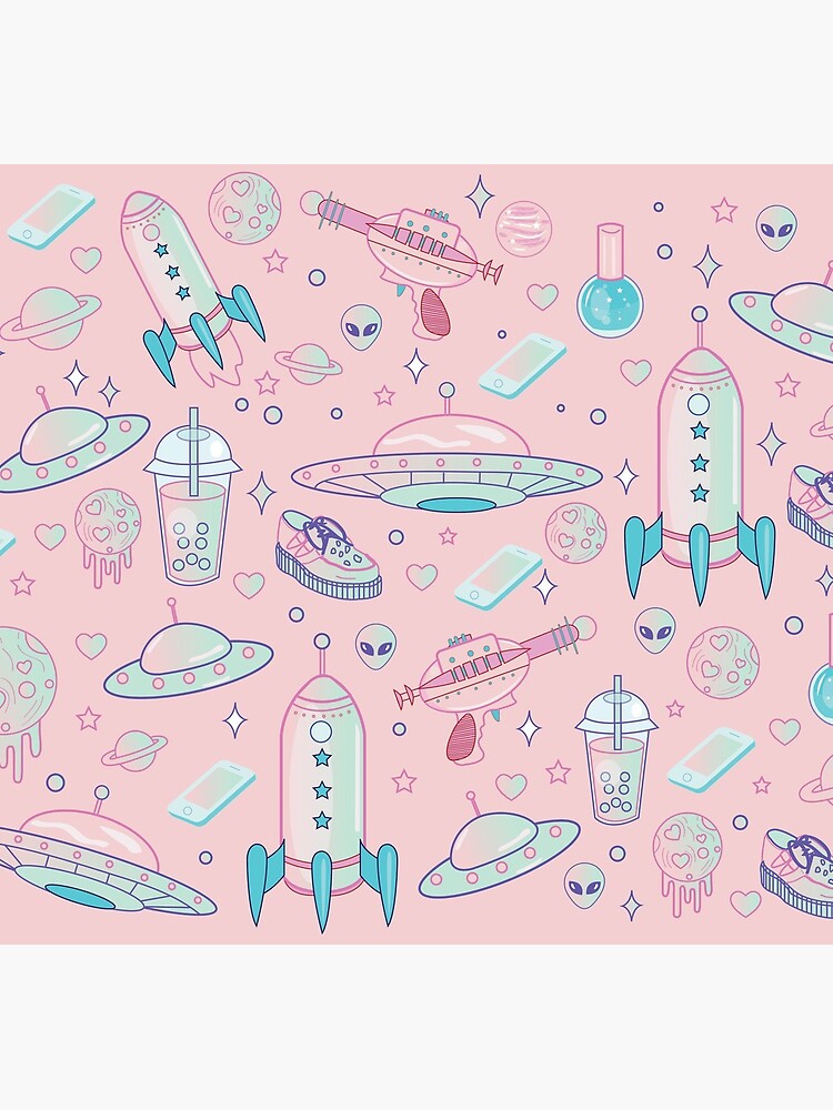 Galaxy Babe Pattern by lunaelizabeth