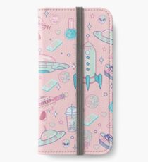 Galaxy Babe Muster iPhone Flip-Case/Hülle/Skin